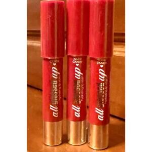 THREE (3) Hard Candy‎ All Glossed Up Hydrating Lip Stain: Red Minx, NEW Sealed